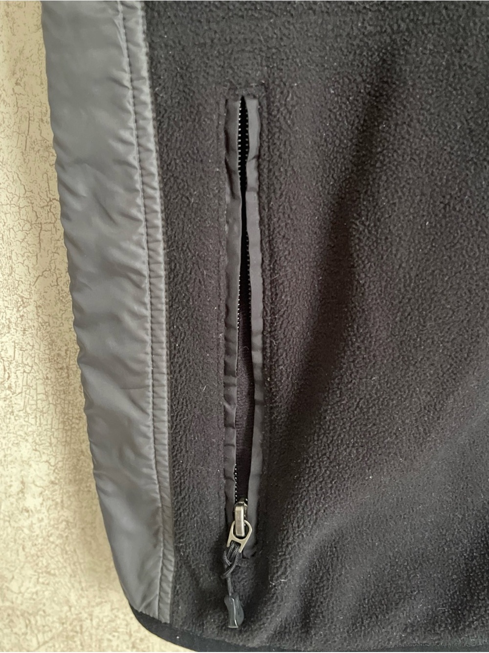 Spyder Soft Shell Fleece Vest Black Gray Zip Front Pockets Logo Men’s Medium - Picture 4 of 8
